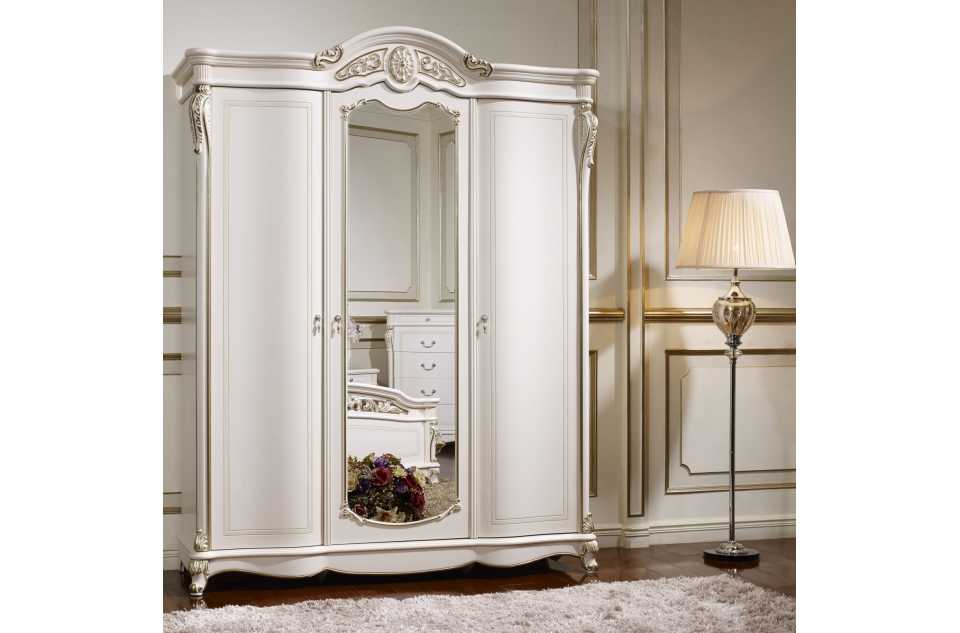Классический белый шкаф от спального гарнитура  Afina  анна потапова