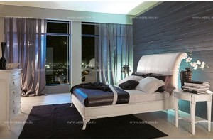 Итальянская кровать с мягким изголовьем (Bizzotto artc457)– купить в интернет-магазине ЦЕНТР мебели РИМ