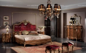 Прикроватные тумбочки Versailles в интерьере спальни. Фабрика BTC International, Италия