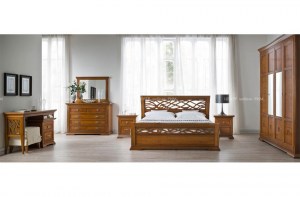 Кровать на160 Bohemia вишня арт ВО21060 италия мебель
