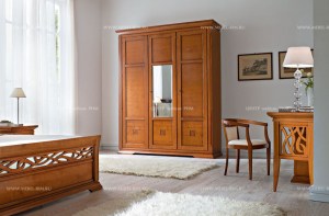Кровать на160 Bohemia вишня арт ВО21160 италия мебель