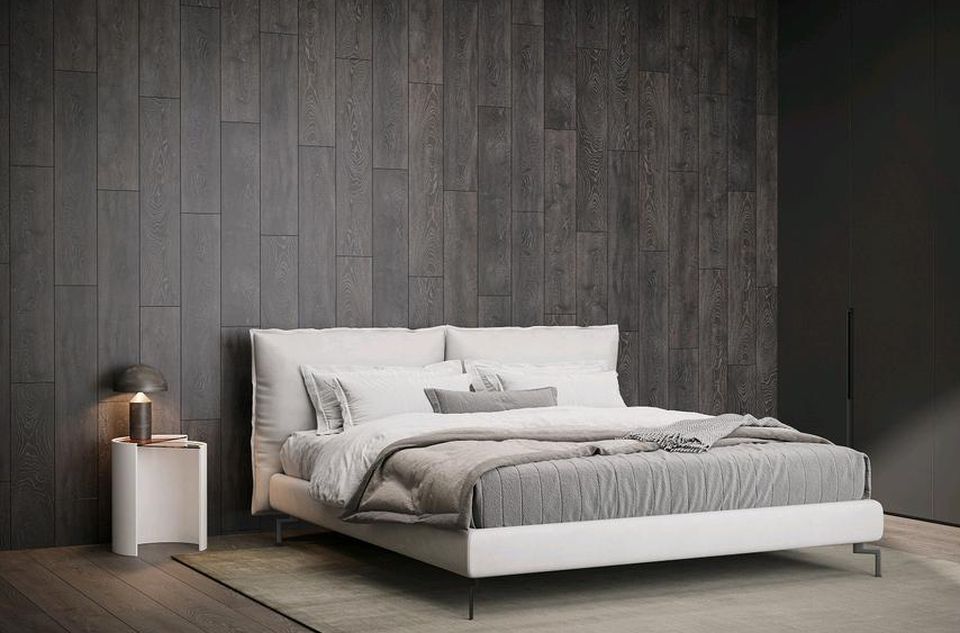 Современная кровать с мягким изголовьем Grace(linea home)– купить в интернет-магазине ЦЕНТР мебели РИМ