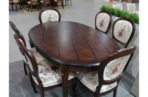 Классический овальный стол орех(MK-1267-TB)– купить в интернет-магазине ЦЕНТР мебели РИМ