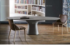 Итальянский круглый стол  PODIUM  Италия(bontempi casa) – купить в интернет-магазине ЦЕНТР мебели РИМ