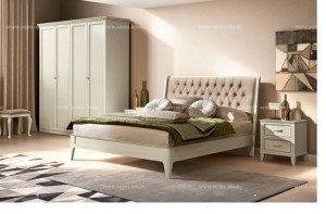 Итальянская кровать с мягким изголовьем  Venus(158LET.02TS63)– купить в интернет-магазине ЦЕНТР мебели РИМ
