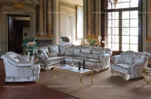 Классический полукруглый итальянский диван Carlotta   (Altavilla)– купить в интернет-магазине ЦЕНТР мебели РИМ