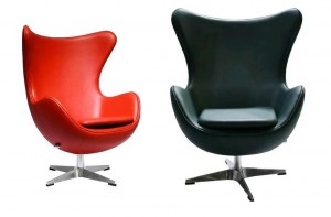 Дизайнерское вращающееся  кресло с подлокотниками Egg (FR 0569)– купить в интернет-магазине ЦЕНТР мебели РИМ