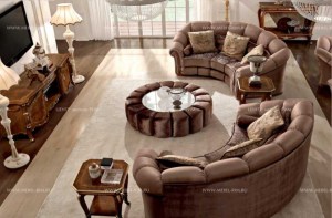 Итальянский полукруглый диван  из коллекции Doge(grilli)– купить в интернет-магазине ЦЕНТР мебели РИМ
