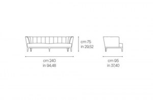 Итальянский  диван в стиле неоклассика Kiplingl(grilli)– купить в интернет-магазине ЦЕНТР мебели РИМ