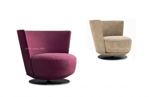 Дизайнерские вращающиеся кресла Jammin Large. Alberta Salotti, Италия
