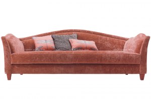 Итальянский диван Sorrentino пудрового-розового цвета, Италия