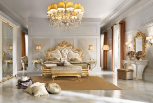 Итальянская кровать с мягким изголовьем  Verdi art2101 casa+39 мебель италии в спб