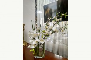 Композиция с гелем "Орхидея в вертик.вазе"(40994)– купить в интернет-магазине ЦЕНТР мебели РИМ