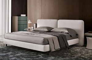 Современная кровать с мягким изголовьем   Николетта(linea home)– купить в интернет-магазине ЦЕНТР мебели РИМ