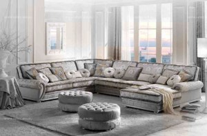 Итальянский  классический диван Giada Maxi Elegance sat