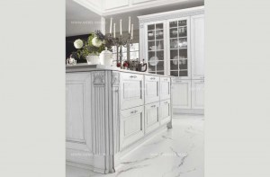 Фабрика Stosa Cucine. Классическая итальянская кухня Дольчевита, композиция 001, вид 6 из 11. Остров.