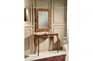 Итальянская консоль с зеркалом туалетный столик из коллекции Passioni (tarocco-vaccari Art. 1210)– купить в интернет-магазине ЦЕНТР мебели РИМ