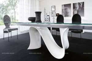 Дизайнерский итальянский стол Wave TONIN CASA(8014 )– купить в интернет-магазине ЦЕНТР мебели РИМ