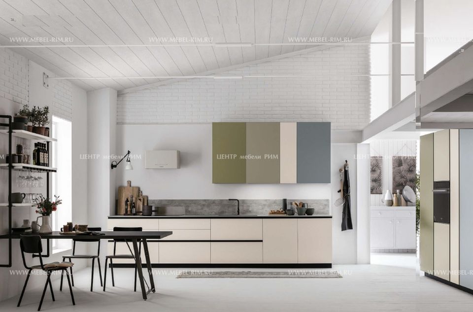 Современная итальянская кухня Frame Color Trend (STOSA)– купить в интернет-магазине ЦЕНТР мебели РИМ